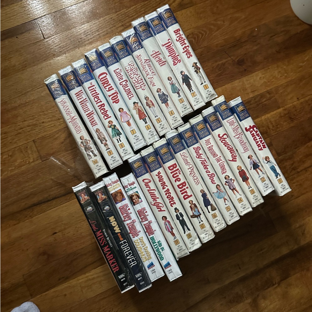 Shirley Temple VHS Collection vhs movies set (PICK ONE)
